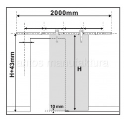 Industrietore aus Metall mit Glas 4D