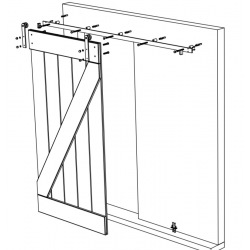 Industrietore aus Metall mit Glas 4D